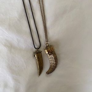 Luna saber tooth necklaces